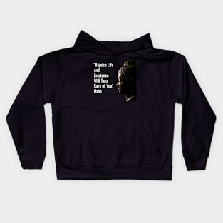 Osho. Rejoice life and existence... Kids Hoodie